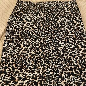 Leopard Print Women's Skirt